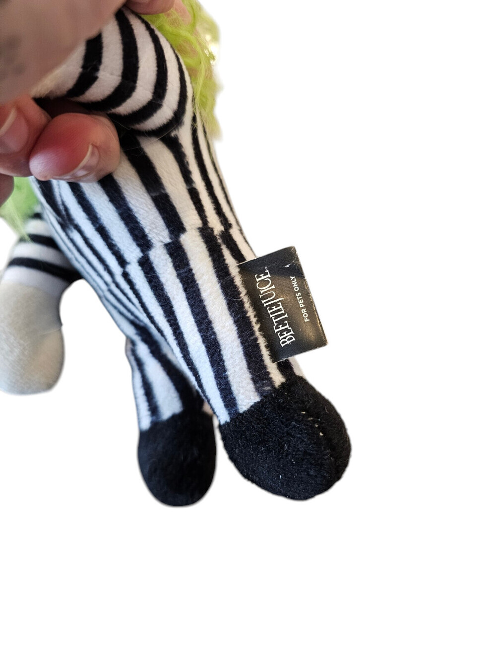 FETCH For Pets Beetlejuice Plush Stuffed Animal Toy 9 in Tall Dog Toy - Picture 3 of 4